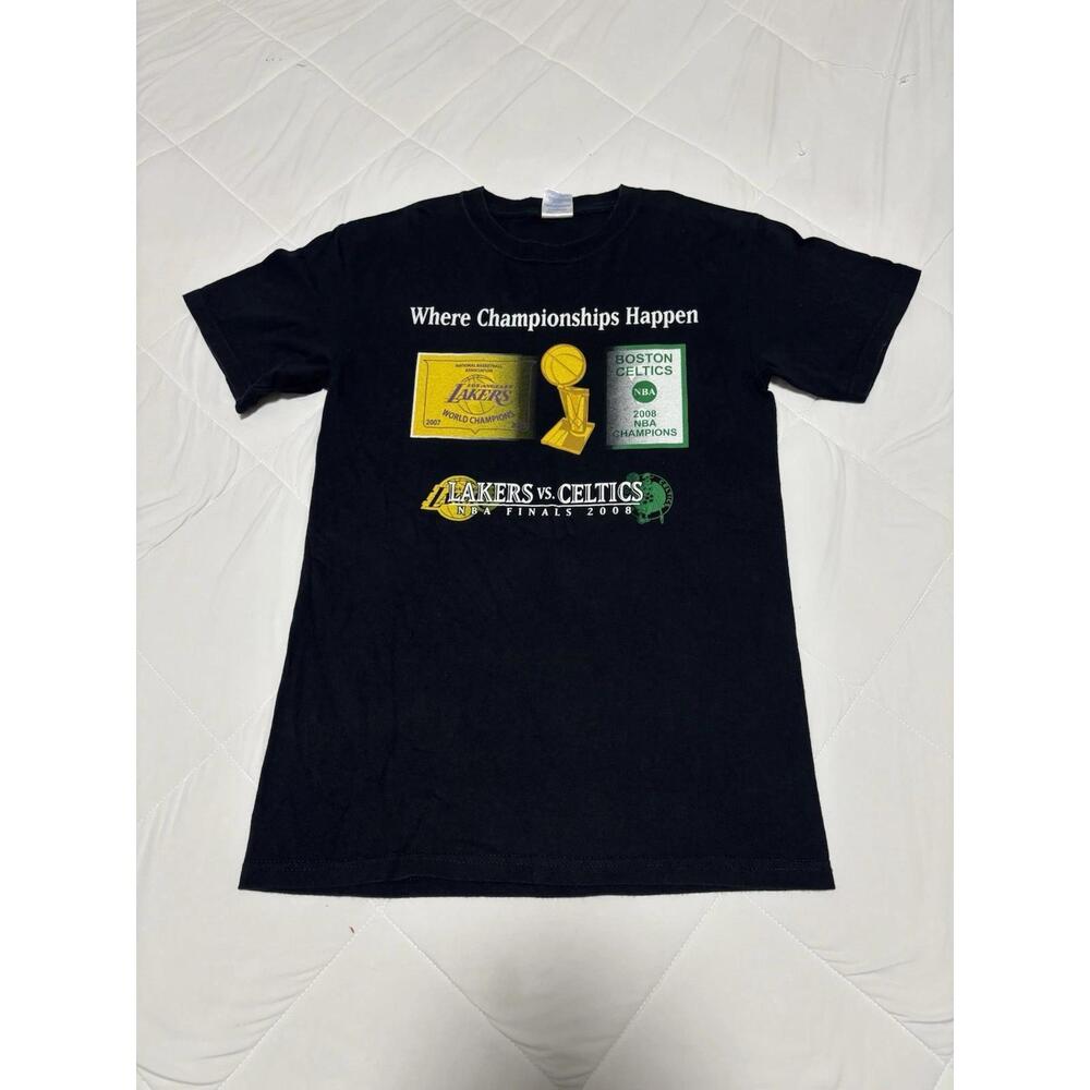 Finals Promo T-Shirt  S Los Angeles Lakers Vs Boston Celtics Kobe